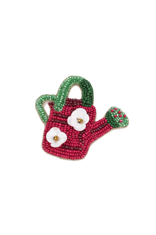 WINTER WATERING CAN BROOCH